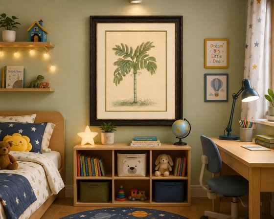 Royal Palm | Indian Miniature