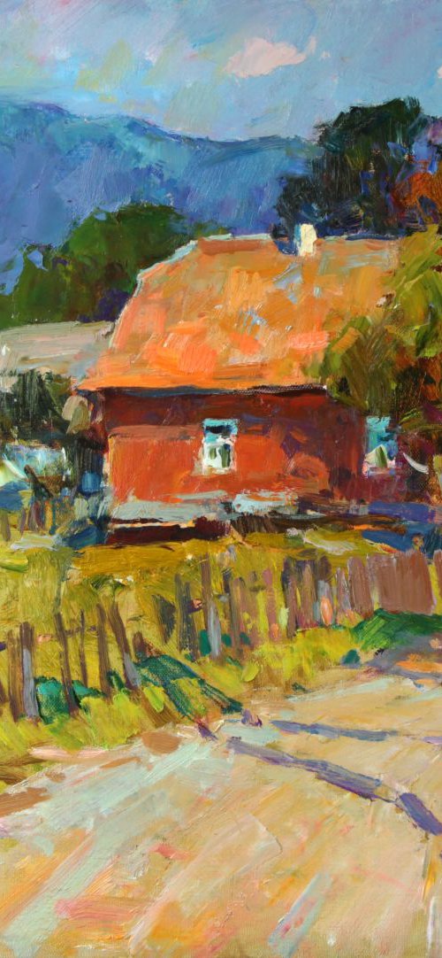Summer morning in the Carpathians by Aleksandr  Kryushyn