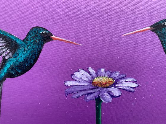 Two Hummingbirds ~ One Love