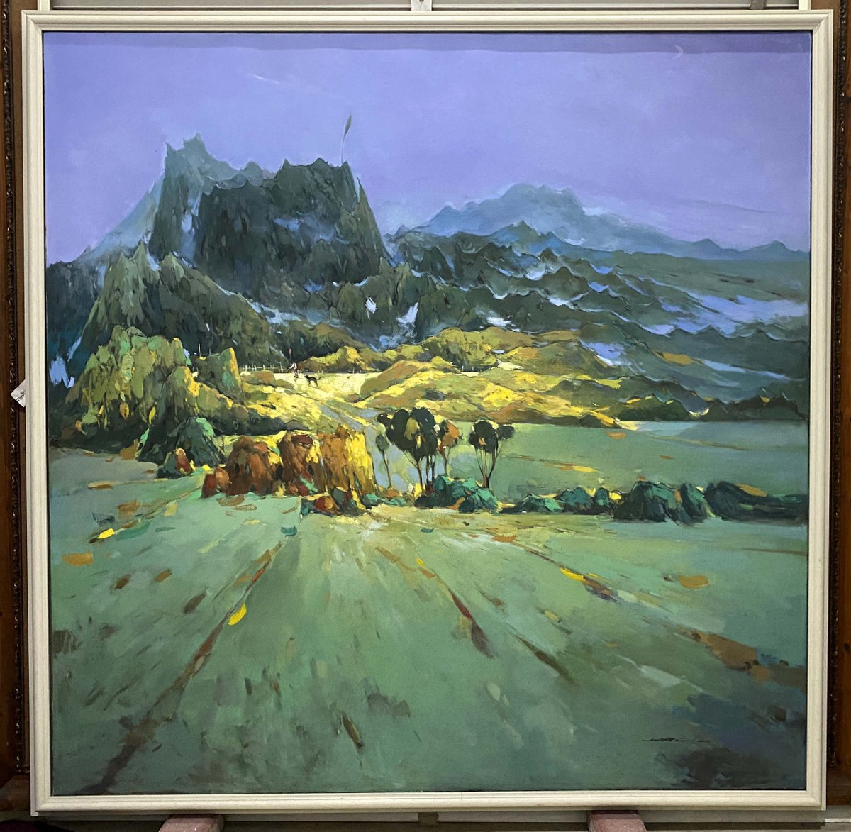 Summernight in the village in huge sizes by Kunlong Wang