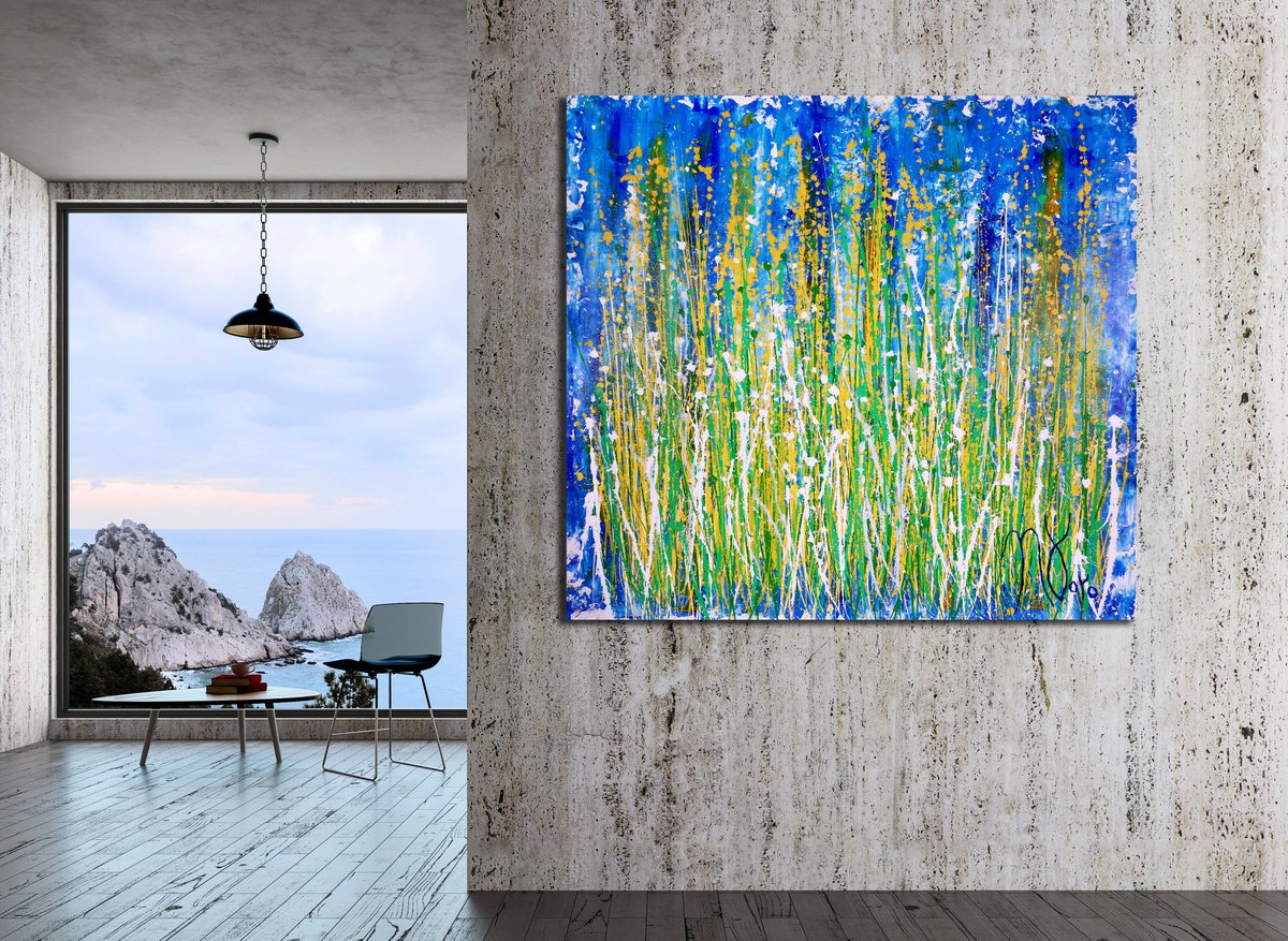 A Little Spring By Nestor Toro, 36 X 32, Artwork For Sale On Artfinder