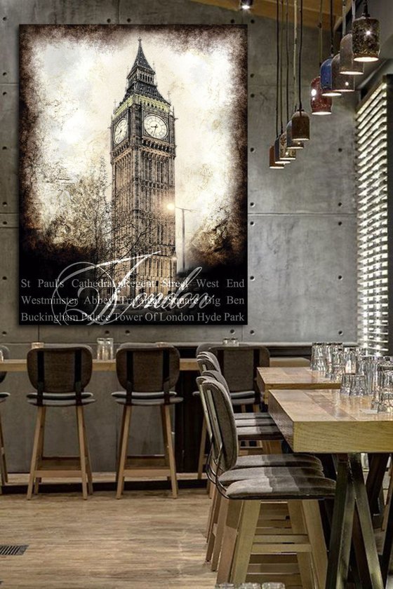 Big Ben/XL large original artwork