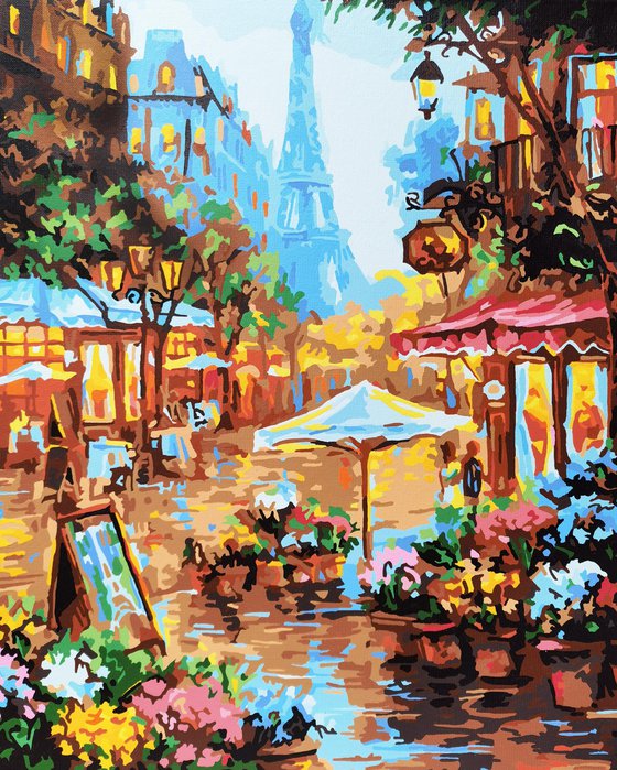 Paris after gentle warm rain