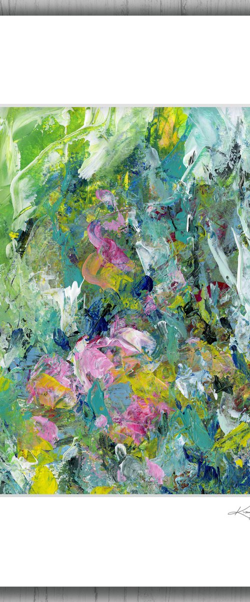Garden Song 2 - Abstract Flower Art by Kathy Morton Stanion by Kathy Morton Stanion