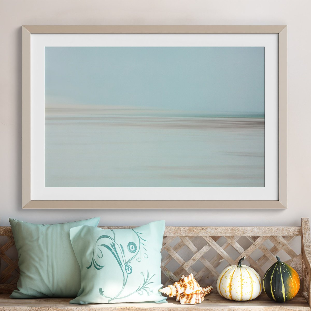 Abstract Landscape Photograph By Lynne Douglas, 52 X 36", Softly Comes The Light, Original Artwork