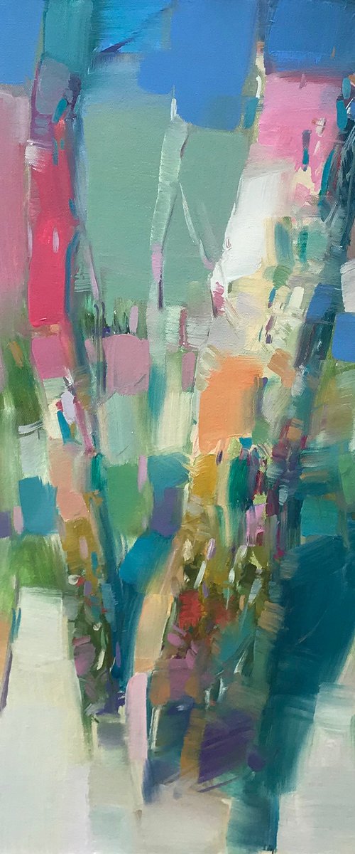 Birches, Original oil painting, Handmade artwork, One of a kind by Vahe Yeremyan