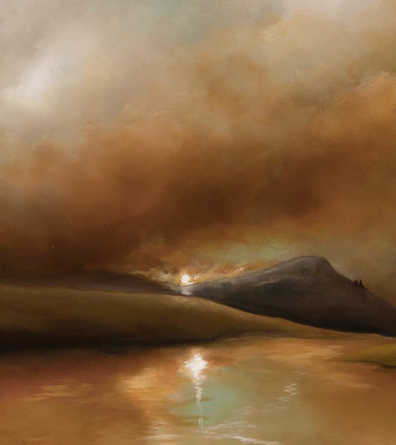 Old Man Of Storr Golden Sunset, Isle Of Skye