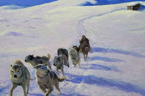 Sledding in the Mountains