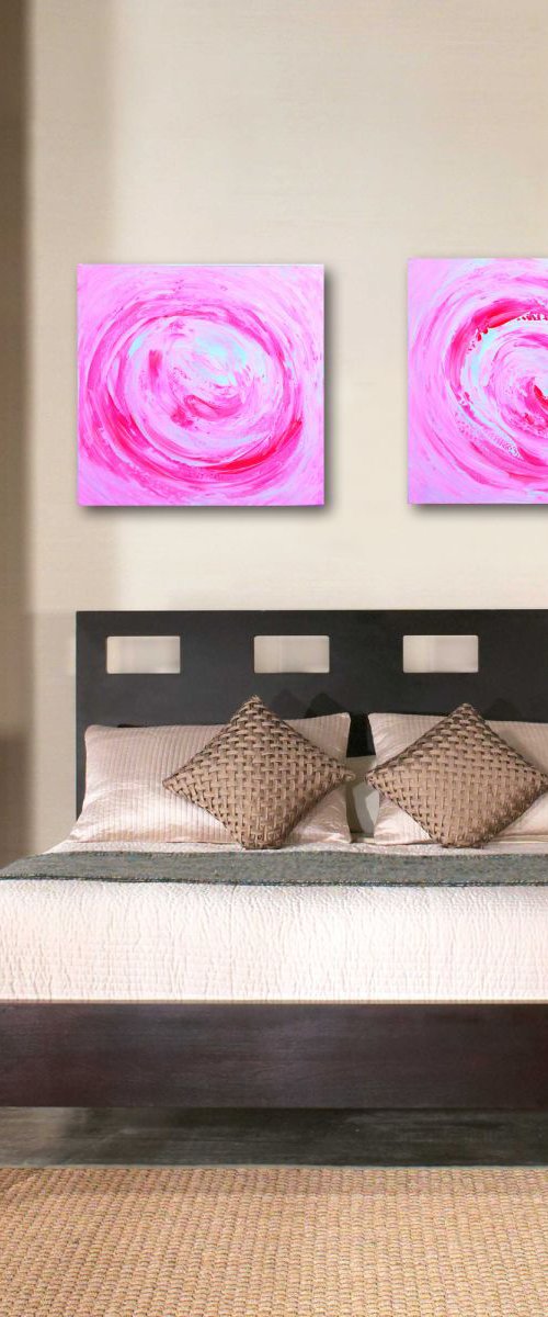 Pink Swirls by Estelle Asmodelle