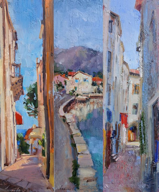 Summer in Montenegro  triptych