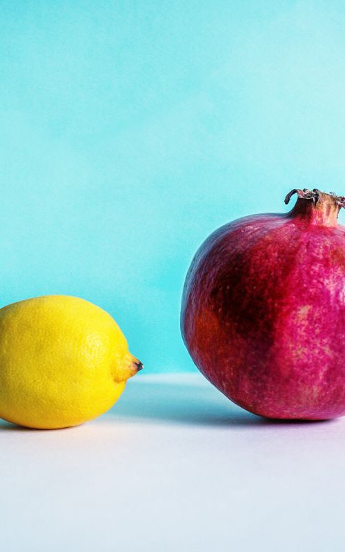 Pomegranate and lemon by Julia Gogol