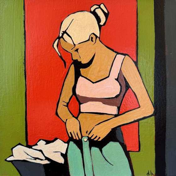 "Tiny Jeans" Original Painting Small
