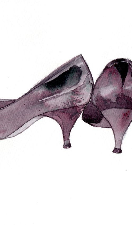 Shoe Sketch #6  Portrait by Eleanore Ditchburn