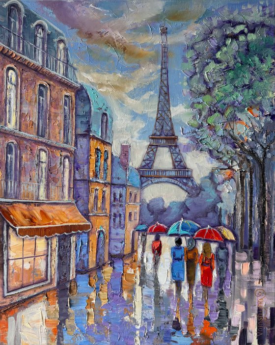 Paris in the rain