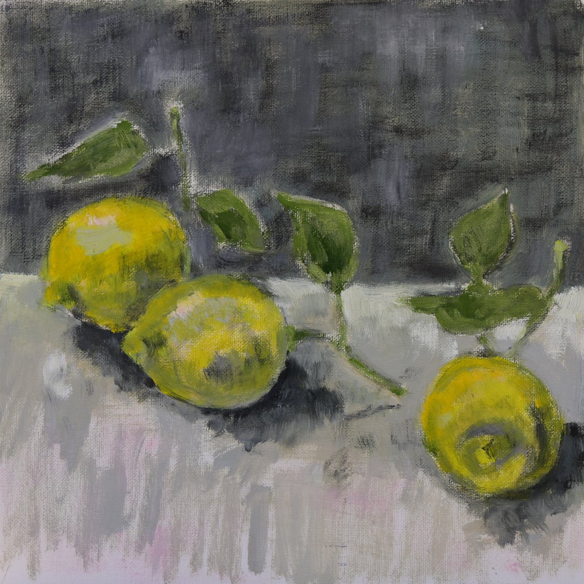 Sketch of three lemons by Elena Zapassky