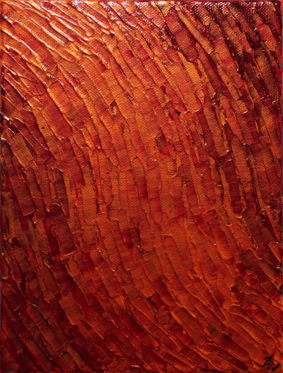 Texture movement / Red Orange