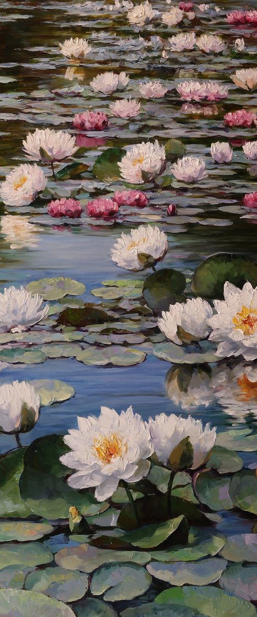 "White Stars of the Pond" by Gennady Vylusk