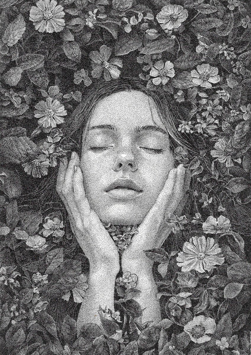 Photorealistic Ink Drawing , Hear No Evil By Iana Cherepanska, 5 X 7, Artwork For Sale On Artfinder