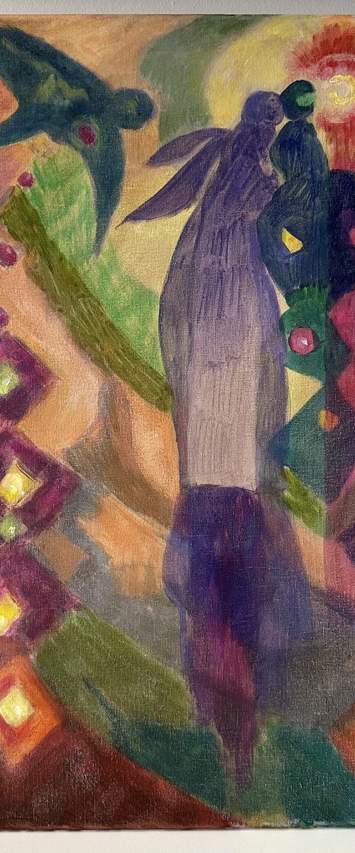 Born of the embrace of light and shadow by Mengqiu Li