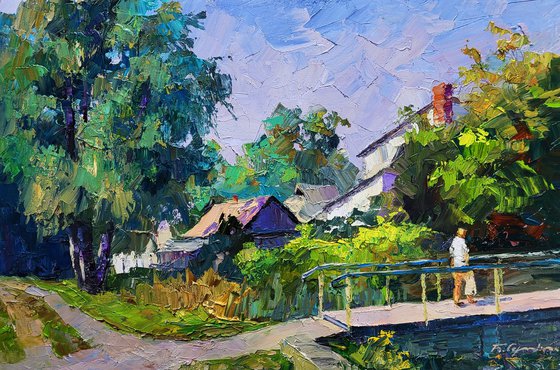 Over the Bridge in the Forest