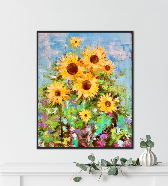 Ukrainian sunflowers