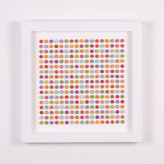 289 painted Dots on white