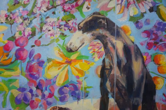 Floral Greyhounds