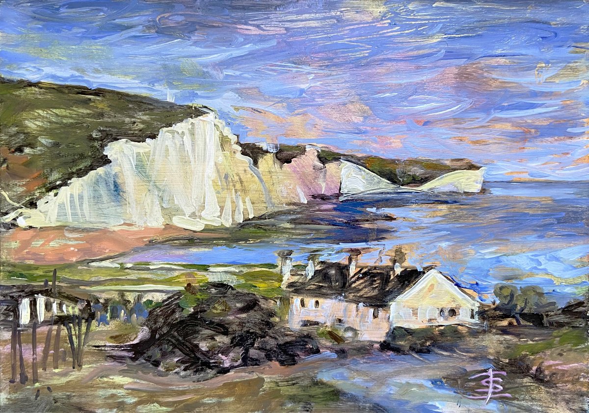 White Cliffs of Dover by Elvira Sesenina