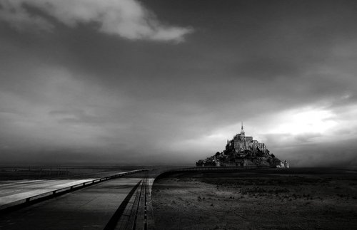 Le Mont Saint Michel by Philippe berthier
