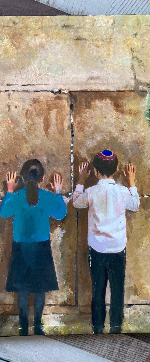 Children at the Western Wall by Andrew Reid Wildman