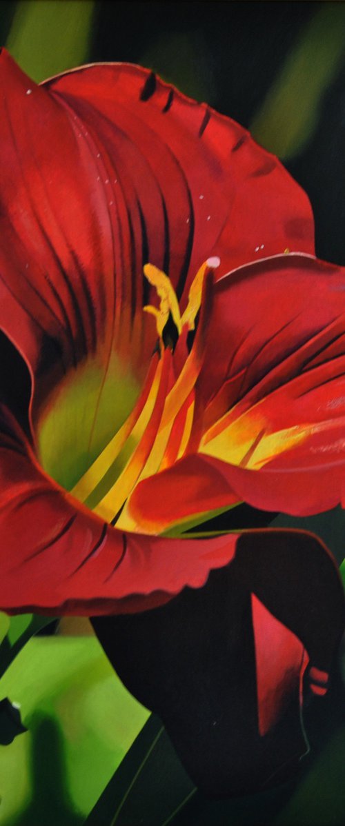 Lilium, Flower painting by Valeri Tsvetkov