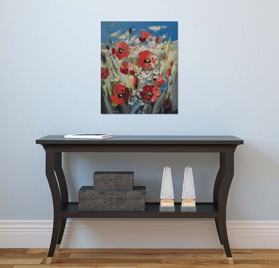 Poppies and Daisies Meadow