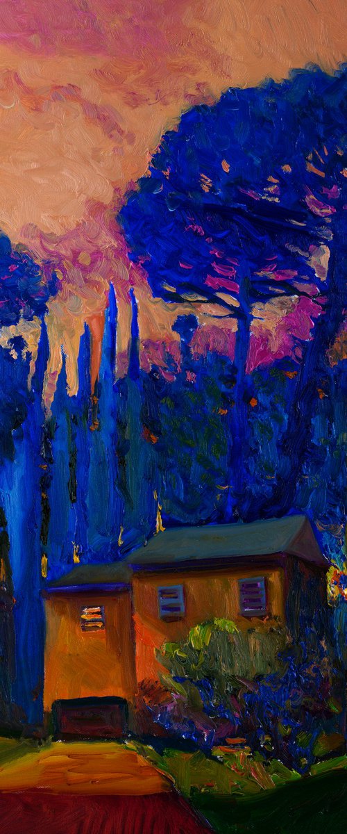 Blue Pines. by Suren Nersisyan