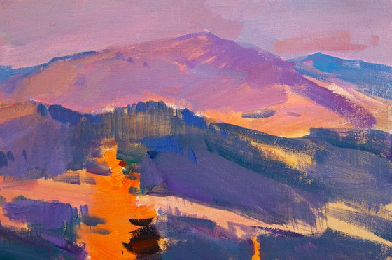 Evening in the mountains