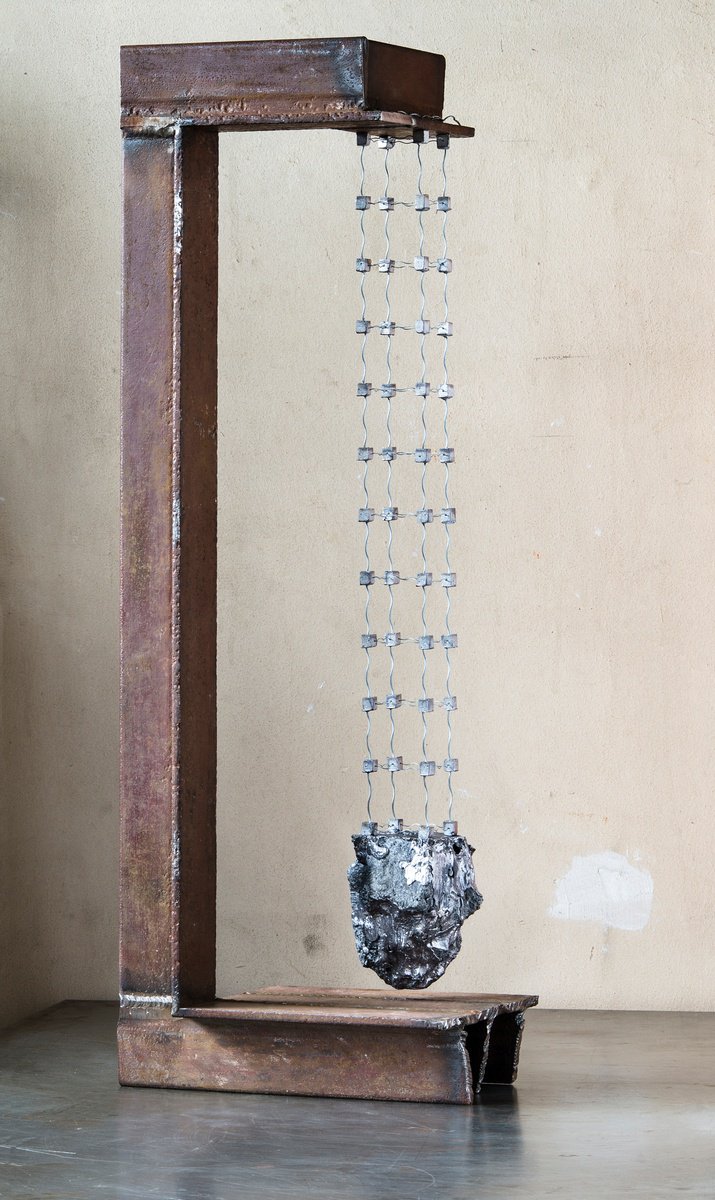 Cityscapes Sculpture By Nikolay Marinov, 9 X 33", Architectural Motif, Original Artwork