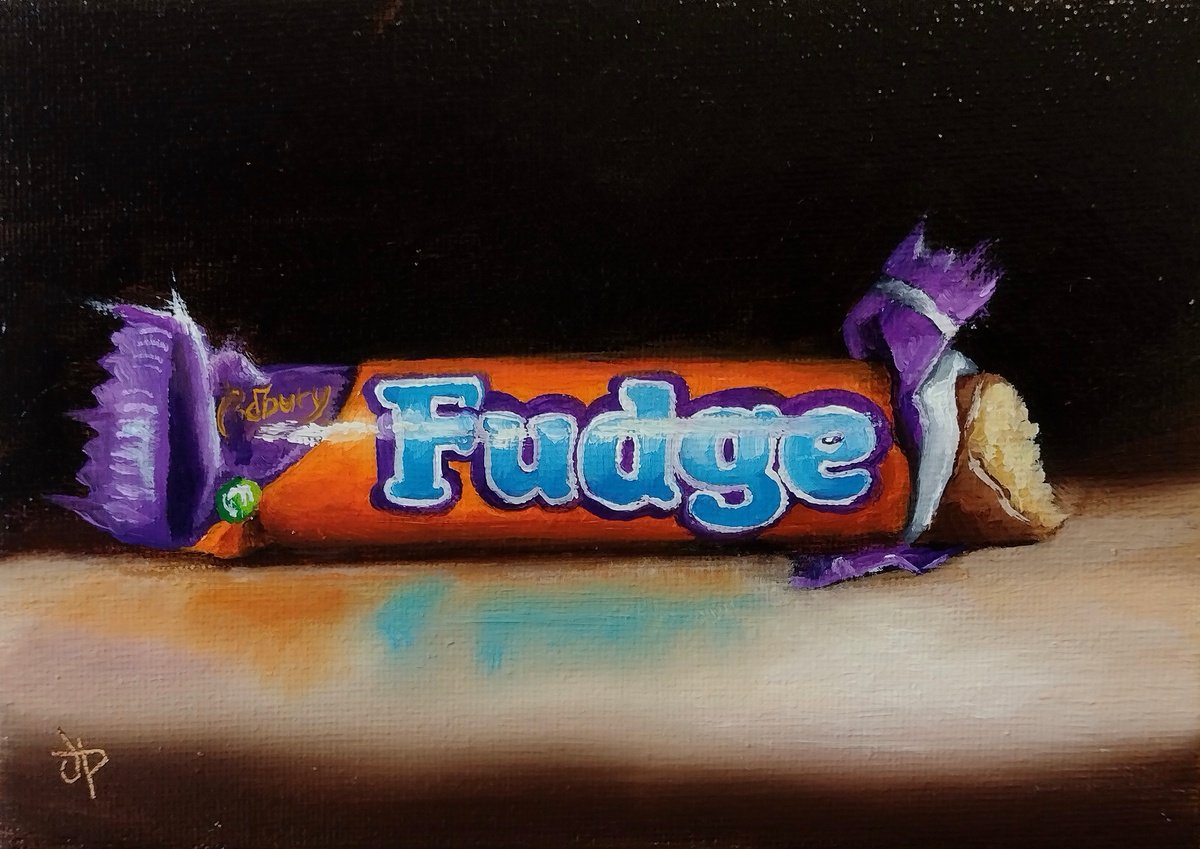 Finger of fudge still life by Jane Palmer Art