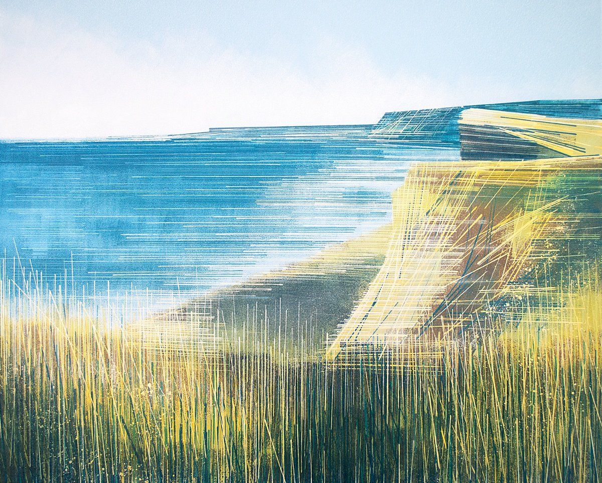  Jurassic Coast Cliffs, Dorset By Marc Todd, 30 X 24, Artwork For Sale On Artfinder
