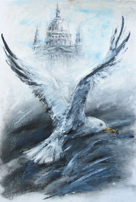Gull and St Paul's 1
