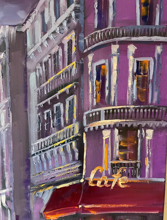 Walking in Paris (90x90cm)