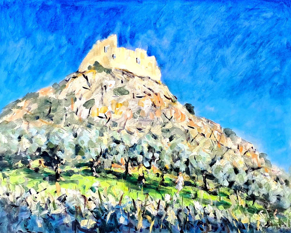  The Castle By Dimitris Voyiazoglou, 20 X 17, Artwork For Sale On Artfinder