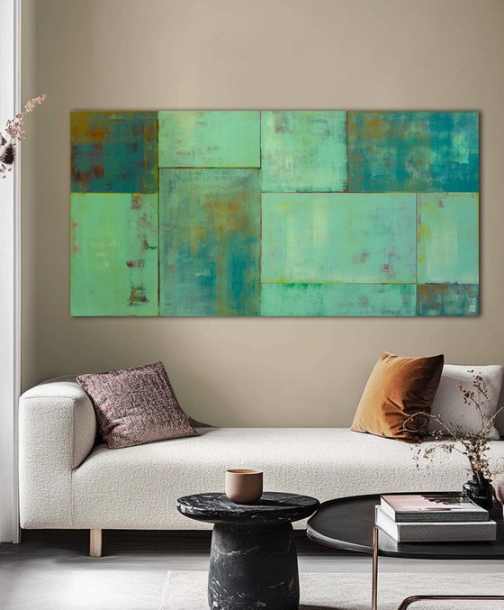 Turquoise Tiles Landscape