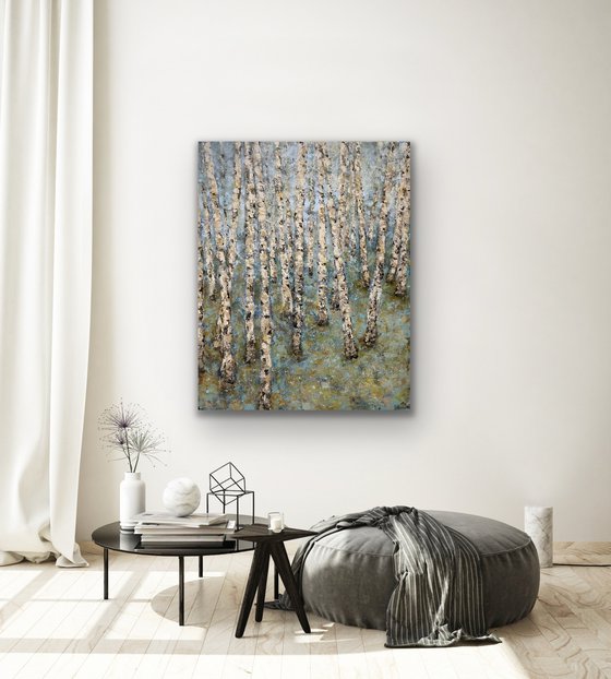 Birch forest