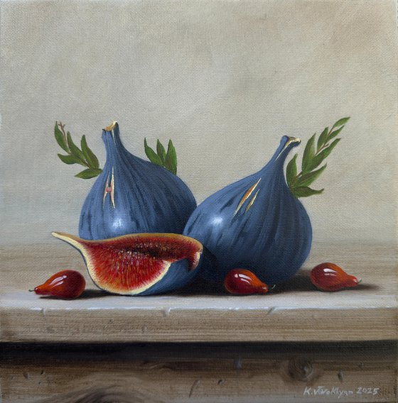Cornelian cherry with fig