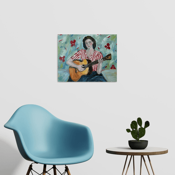 Woman with a Guitar