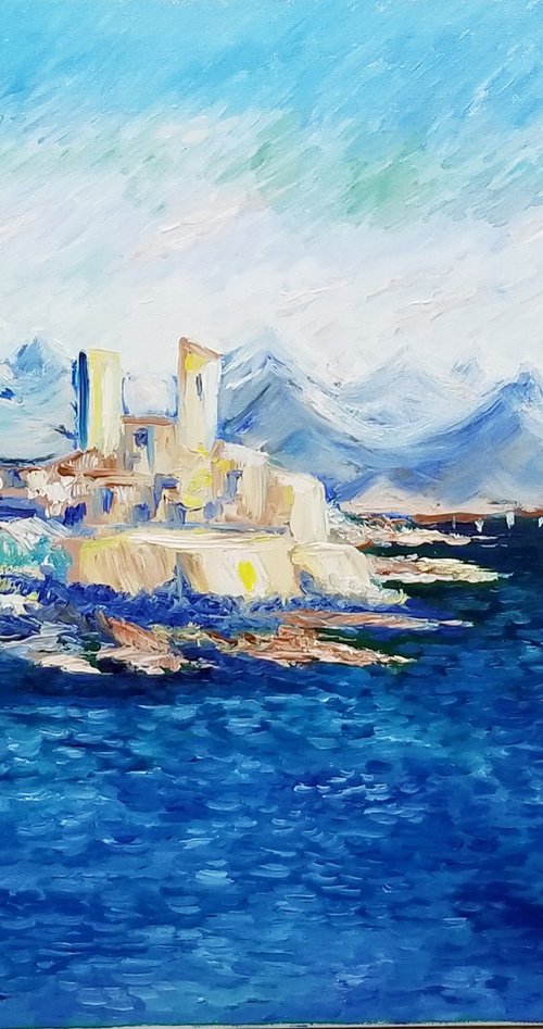 Antibes - Inspired by Monet by Alexandra Tomorskaya/Caramel Art Gallery