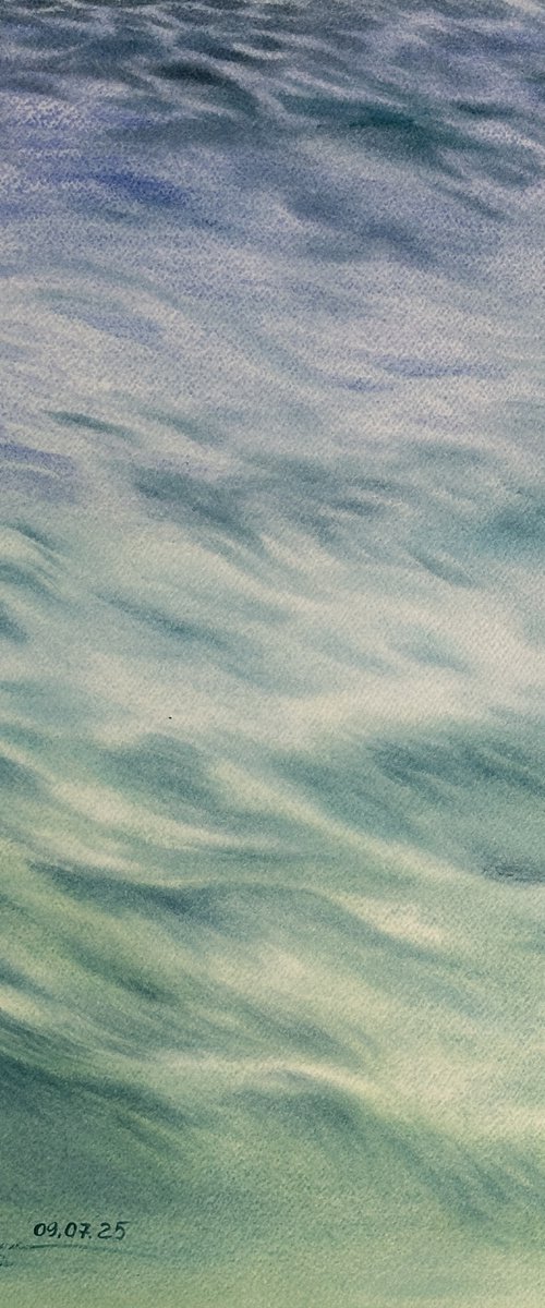 Rhythms of the Sea Waves by Oleksandra Padushyna