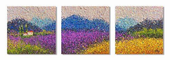 Eternal Summer Horizon - triptych
