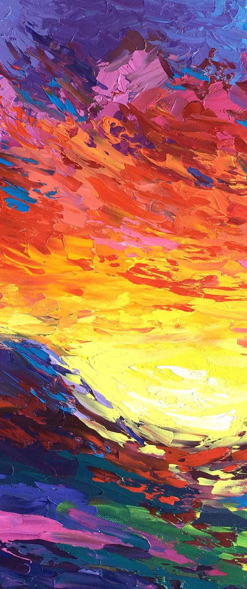 "Blazing sky" sunset by OXYPOINT
