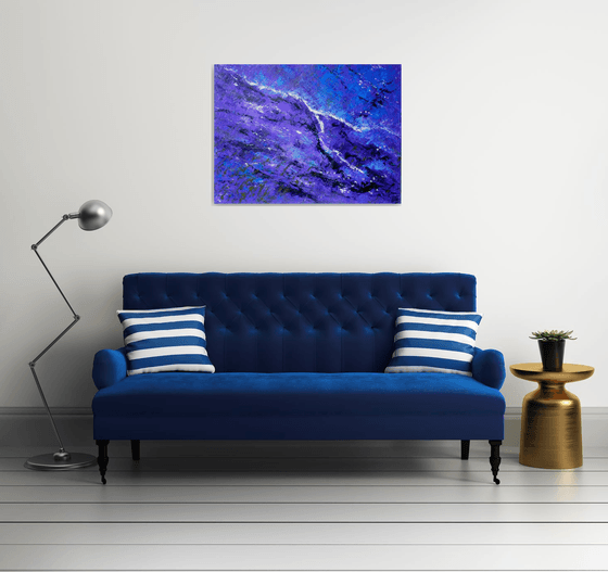 Purple Nebula - Large