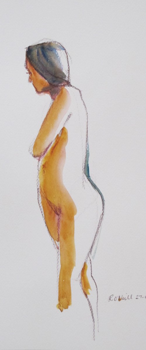 Standing female nude by Rory O’Neill